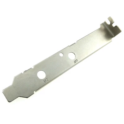 Full Height Rear Bracket 2 Hole for WiFi Antenna RP-SMA Cable Desktop Case Panel - Image 1 of 4