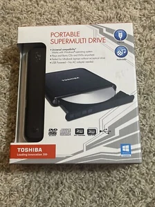 Toshiba Pa3834u-1DV2 USB 2.0 Portable DVD Super Multi Drive - Afbeelding 1 van 4