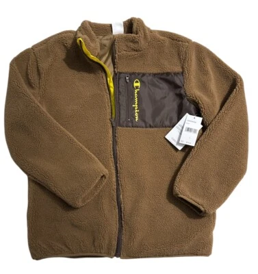 Chaqueta Sherpa Champion Marrón/Amarillo Niños Foto 1 de 4