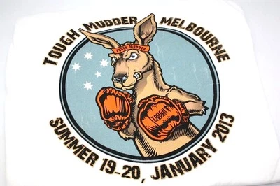 NUEVA CAMISETA CANGURO HARD MUDDER MELBOURNE HOMBRES DESAFÍO GIMNASIO CORRER DEPORTE T66 Foto 1 de 3