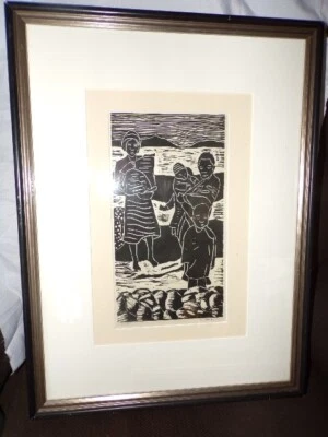 Lápiz Original Robert Longo B/N Linocut Estampado Firmado/Num #2/10 ¡RARO! Foto 1 de 4