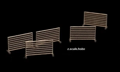 Archistories Z Scale 824171 Tall Crowd Barriers/Dividers Fence 10mm $0 SHIP - Image 1 of 4
