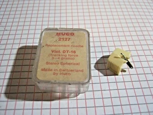 Puntina Giradischi HUCO 2127 Per Victor DT-16 da 3-4 grammo/i Ricambi/o audio - Picture 1 of 1