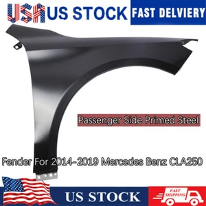 Fits 2014-2019 Mercedes Benz CLA250 CLA45 AMG Fender Front Passenger Side Primed - Picture 1 of 10