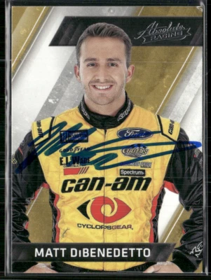 Matt DiBenedetto Signed 2017 Absolute IP Auto #62 - Image 1 of 2