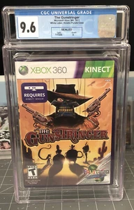 The Gunstringer - Xbox 360 difícil de encontrar @ CGC 9,6 A sello Kinect púrpura/blanco (no WATA) - Imagen 1 de 2
