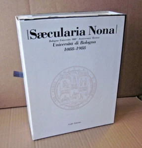 SAECULARIA NONA journal collection Universitaa di Bologna 1088-1988 Anniversary - Imagen 1 de 5
