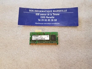 Barrette Mémoire ELPIDA EBE11UE6ACUA-8G-E 1GB 2Rx16 PC2-6400S-666 - Picture 1 of 3