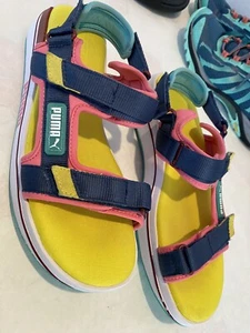 Puma Future Rider Sandals Multicolored Rider Foam Adult Size 8 - Picture 1 of 10