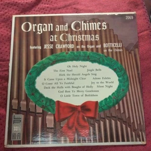 Organ and Chimes at Christmas , Crawford and Botticelli LP Promenade 2069 hi-fi - Picture 1 of 6