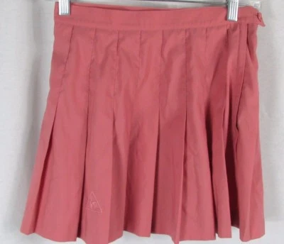 Le Coq Sportif Pleated Tennis Skirt salmon pink 6 MADE USA women athletic  - Изображение 1 из 4