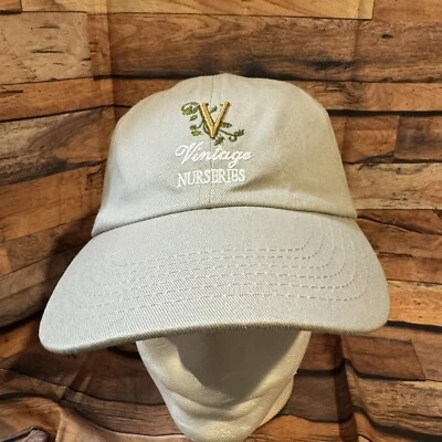 Gorra gorra de guardería vintage ajustable correa de gancho y bucle logotipo bordado floral Foto 1 de 4