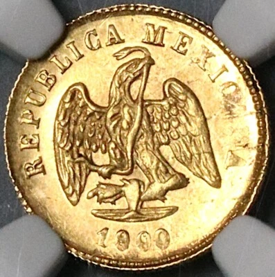1900/800-Go NGC MS 62 Mexico Gold 1 Peso Guanajuato Mint 864 Coins (23032902C) - Image 1 of 4