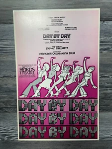 DAY BY DAY, FORD'S THEATRE, BROADWAY WINDOW CARD/POSTER - Picture 1 of 9