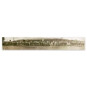 1911 Cow Girls at Pendleton Round-Up Panoramic Photo Poster Wall Art Print - Picture 1 of 22