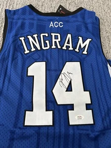 Brandon Ingram Signed Duke Blue Devils Jersey PSA DNA Authentic Autograph NBA - Picture 1 of 3