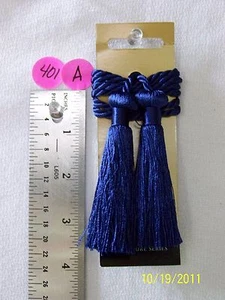 Curtain & Chair TieBack 27"spread with 3" double tassel Set of 2 - 17 colors!!! - Picture 1 of 18