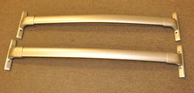 Barras transversales de riel de techo NISSAN MURANO GENUINAS - plateadas (juego de 2 piezas) OEM 999R1-C3500 Foto 1 de 4