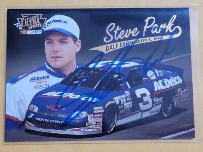 1997 Fleer Ultra Update Steve Park Authentic Autograph w/Fleer Embossed Logo - Image 1 of 4