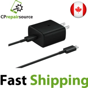 Câble Premium 45W Super Wall Chargeur Rapide USB PD Type-C Samsung Galaxy Tab s7+ - Photo 1 sur 3