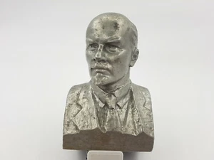 Lenin V.I.Bust Vintage Soviet Table Souvenir Silumin Aluminium  USSR 1960s - Picture 1 of 12