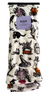 NWT Spooky Hollow Halloween Spooky Witchy Super soft Throw Blanket 60” X 70” - Picture 1 of 4