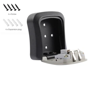 4 Digit Key Safe Lock Box Combination Wall Mount Security Storage Case Organizer - Picture 1 of 10