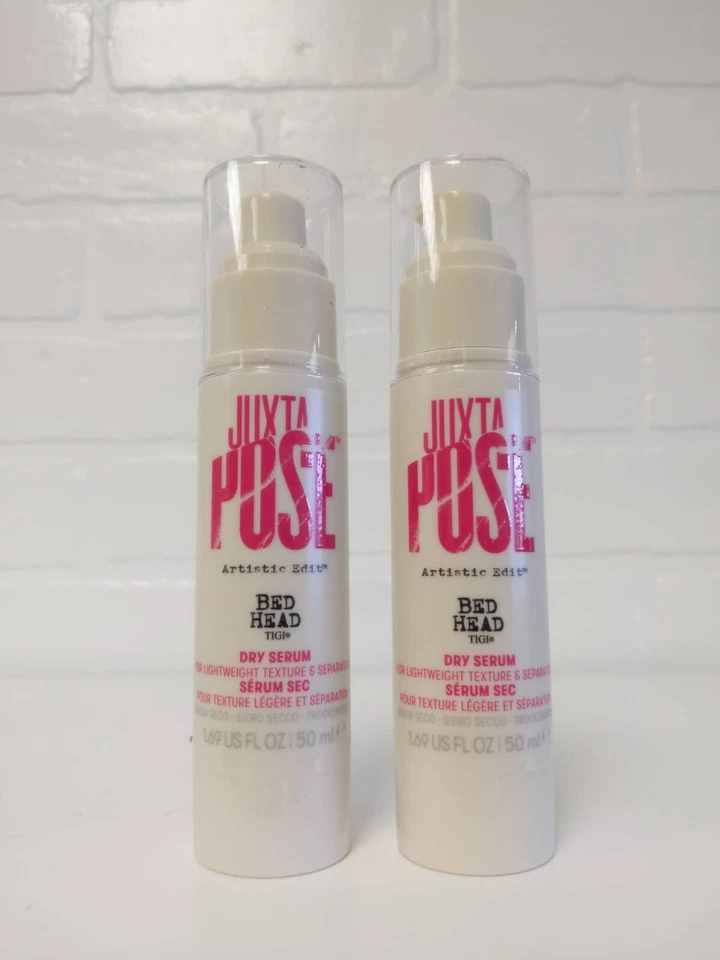 !!!СОВЕРШЕННО НОВЫЙ!! СУХАЯ СЫВОРОТКА TIGI BED HEAD JUXTA POS 1,69 унции... 2 БУТЫЛКИ СДЕЛКА!!! - Изображение 1 из 2