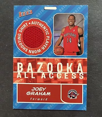 2005-06 Topps Bazooka All Access Joey Graham #BAA-JG Rookie RC Patch - Image 1 of 2