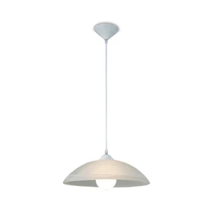 Ceiling Pendant Murano Alabaster White Art Deco Glass Hanging Suspension Rose - Picture 1 of 4