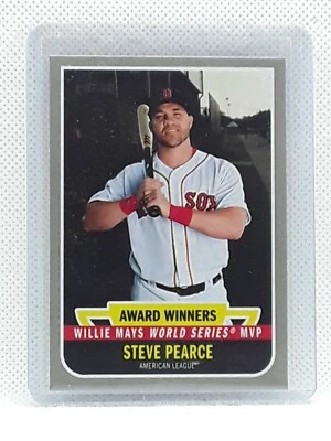 Steve Pearce 2019 Topps Heritage Baseball - Award Winners - Boston Red Sox - Image 1 of 2