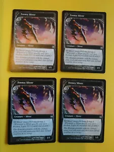MTG Frenzy Sliver Future Sight Playset 4 cards as pics - Picture 1 of 5
