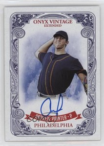 2021 Onyx Vintage Extended Blue Ink Auto /400 Andrew Painter #EAAP Auto