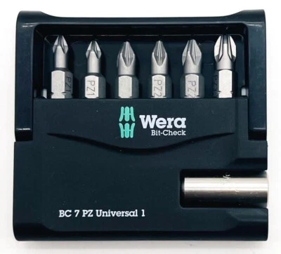 Wera Bit-Check BC 7 PZ Universal 1 05056296001 - Image 1 of 2
