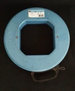 🛠 IDEAL  31-024--100 FT. Steel Wire Pull GOOD CONDITION with Wire Sleeve - Picture 1 of 4