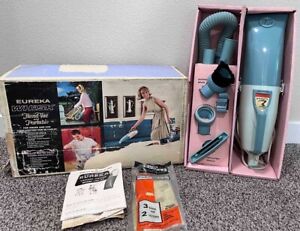 Vintage Eureka Whisk Portable Handheld Vacuum Cleaner with Attachments Model 150