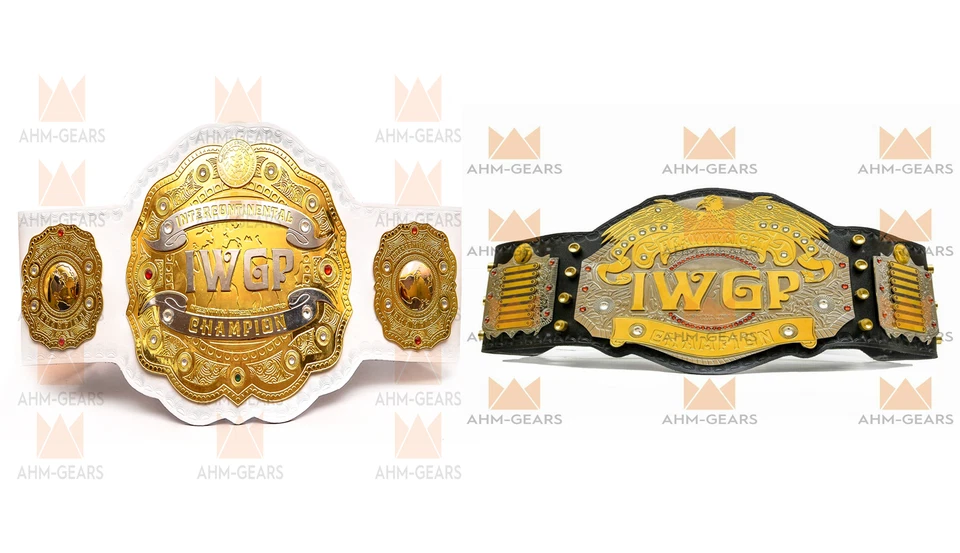 Cintura IWGP SETS Wrestling championship metallo ottone - Immagine 1 di 1