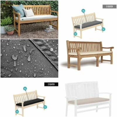 SWING & BENCH Outdoor Wasserdicht Stoff 2 3 4 Sitzer Bankunterlage Gartenmöbel Sitzkissen