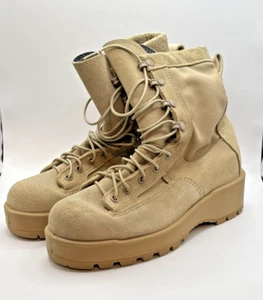 New WELLCO Size 6 R, Military/Army Desert Tan Suede Boots - Picture 1 of 4