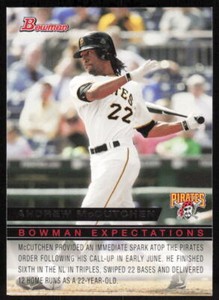2010 Bowman Bowman Expectations #BE16 Andrew McCutchen / Jose Tabata