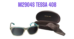 Michael Kors M2904s Tessa 408 Turquoise Sunglasses - Picture 1 of 8