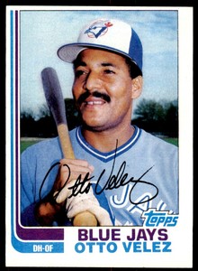 1982 Topps Otto Velez . Toronto Blue Jays #155