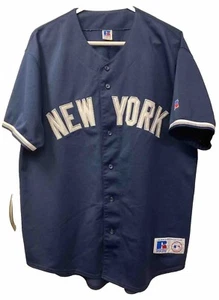 New York Yankees Jersey Size LARGE Vintage Russell Athletic MLB Made In Korea - Picture 1 of 12