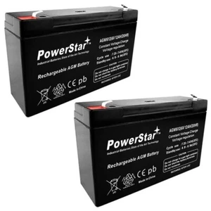 COMBO OF 2 6V 12Ah 6 Volt 12 amp hour Sealed Lead Acid Battery UB6120 - Picture 1 of 4