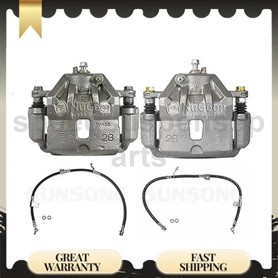 Línea de manguera de freno delantero con pinzas para Hyundai Azera 3.8L 3.3L_ Foto 1 de 4