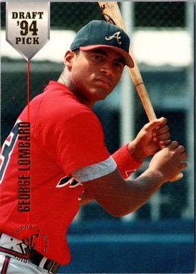 1994 Stadium Club Draft Picks George Lombard #14 Atlanta Braves Baseball Card - Image 1 of 2