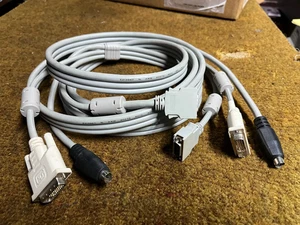 Pioneer Plasma TV Media Receiver Video + 20-pin Data Cables 3M 10FT DVI - Picture 1 of 3