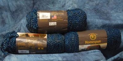 3 Lion Brand Homespun New Skeins Discontinued Colonial Same Dye Lot - Image 1 of 4