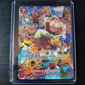 One Piece TCG OP10 Edward Newgate ST15-002 Super Rare English Near Mint - Picture 1 of 2