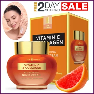 Crema De Noche Coreanos Con Vitamina C y Colageno 1.7 OZ Productos Para La Cara - Imagen 1 de 14